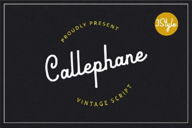 Callephane font