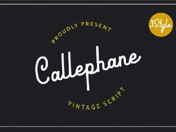 Callephane font