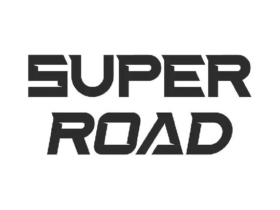 Super Road font