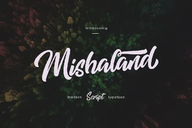 Mishaland Typeface font