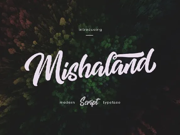 Mishaland Typeface font