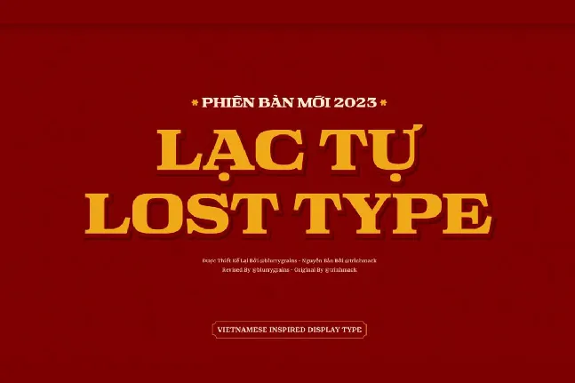 Lost Type font