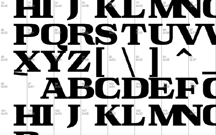 Lost Type font