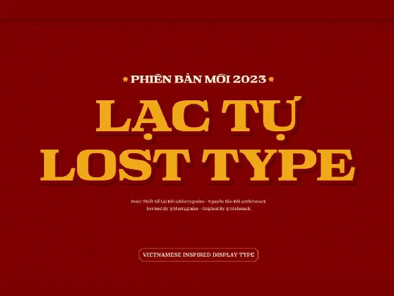 Lost Type font