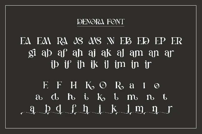 Denora font