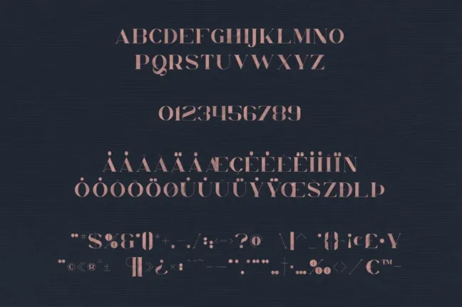 Orphic font