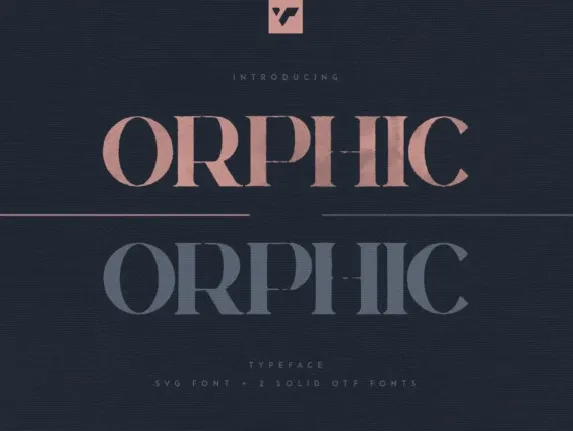 Orphic font