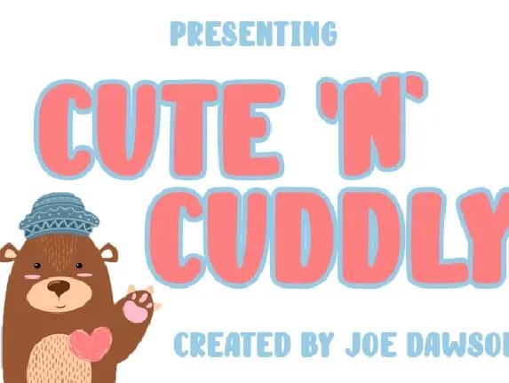 Cute ‘n’ Cuddly Fancy font