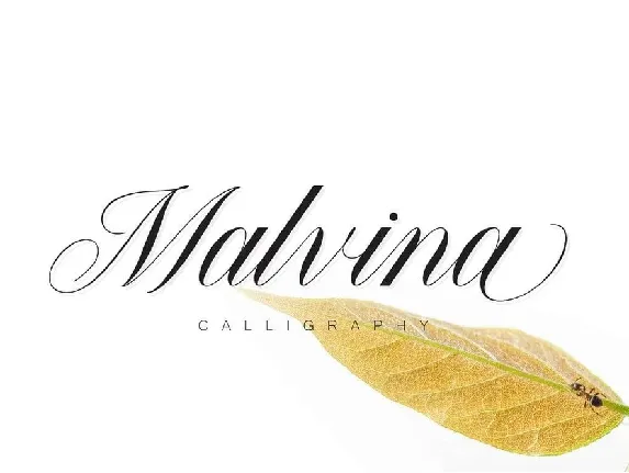 Malvina font