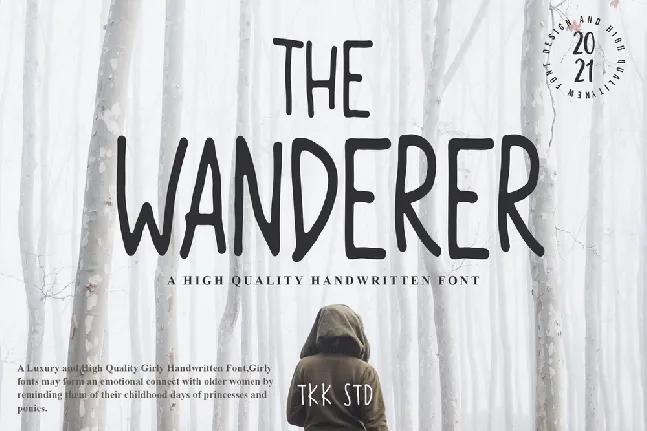 The Wanderer font