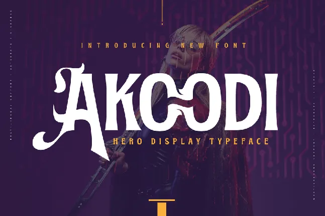 AKOODItrial font