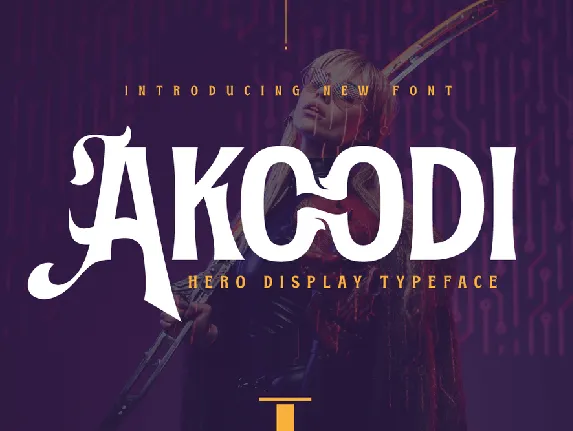 AKOODItrial font