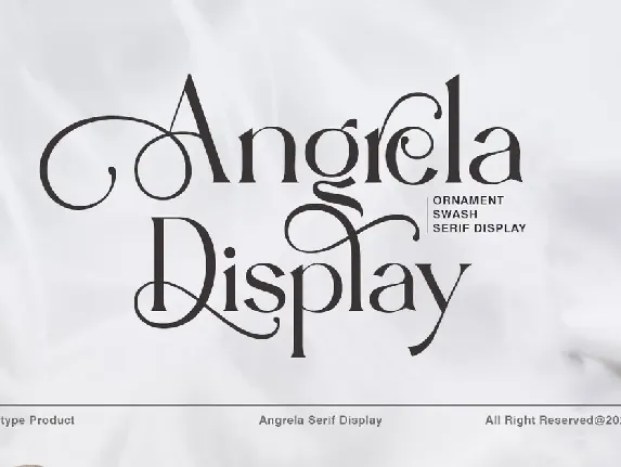 Angrela Display font