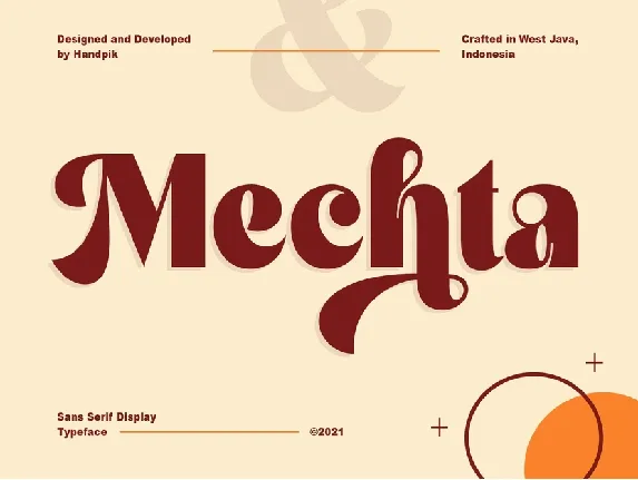 Mechta font