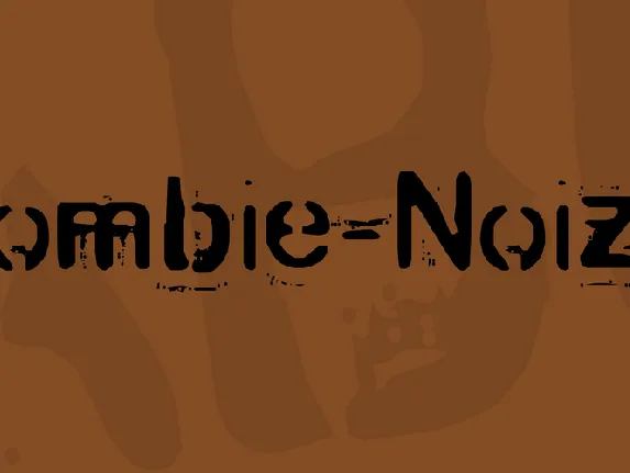 Zombie-Noize font