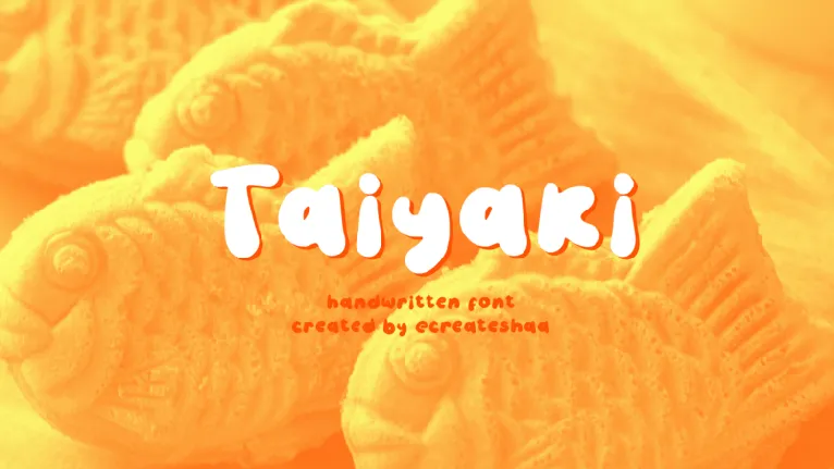 Taiyaki font