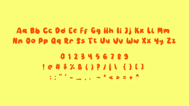 Taiyaki font