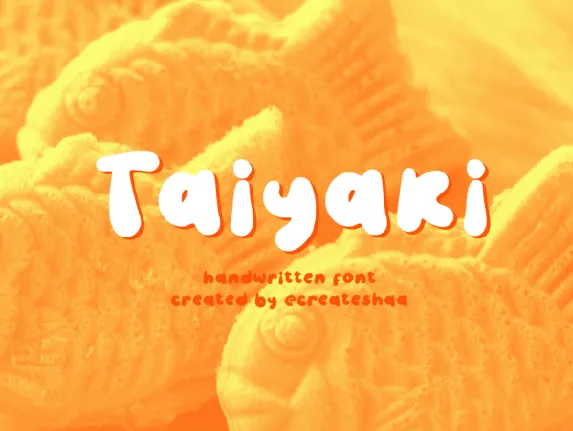 Taiyaki font