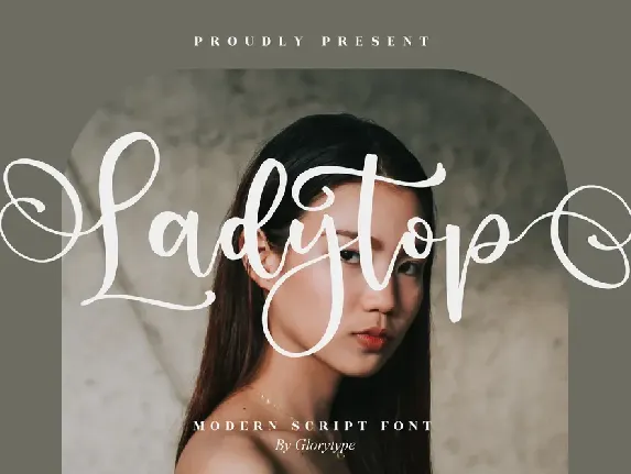 Ladytop â€“ Modern Script font