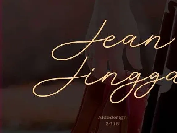 Jean Jingga font