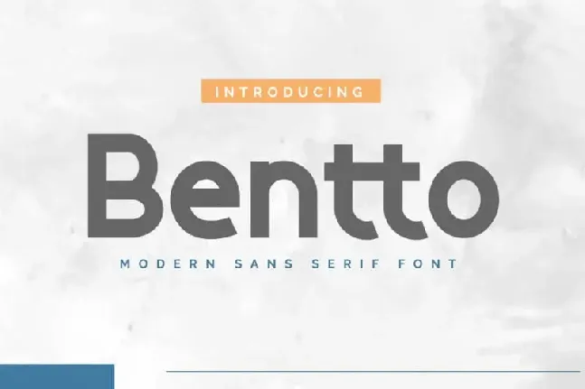 Bentto Sans Serif font