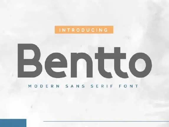 Bentto Sans Serif font