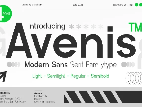 Avenis font