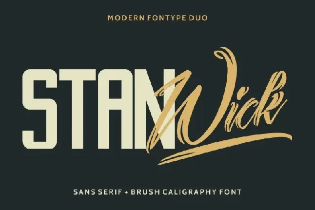 Stanwick Duo font