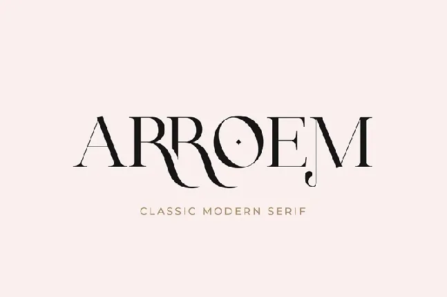 Arroem font