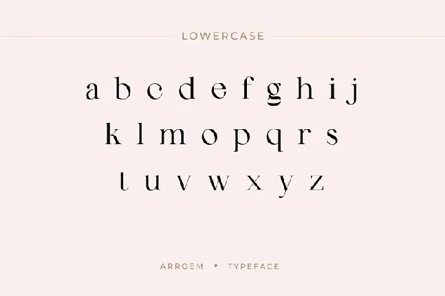 Arroem font