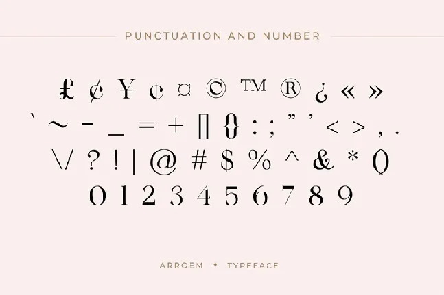 Arroem font