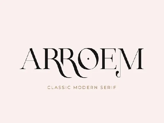 Arroem font