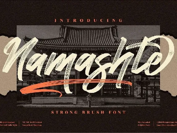 Namashte font