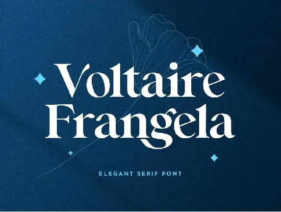 Voltaire Frangela font