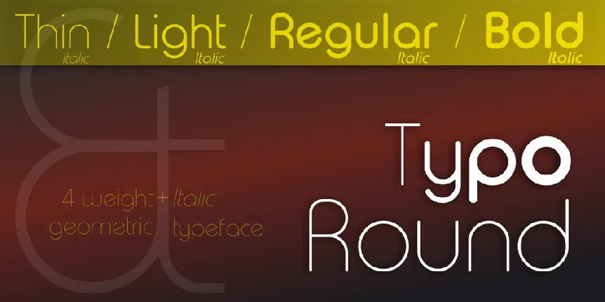 Typo Round font