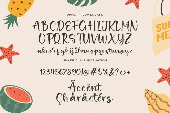 Seaside Tropics font