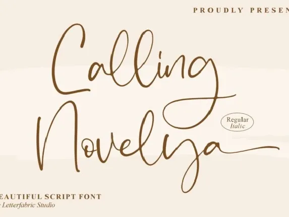 Calling Novelya font