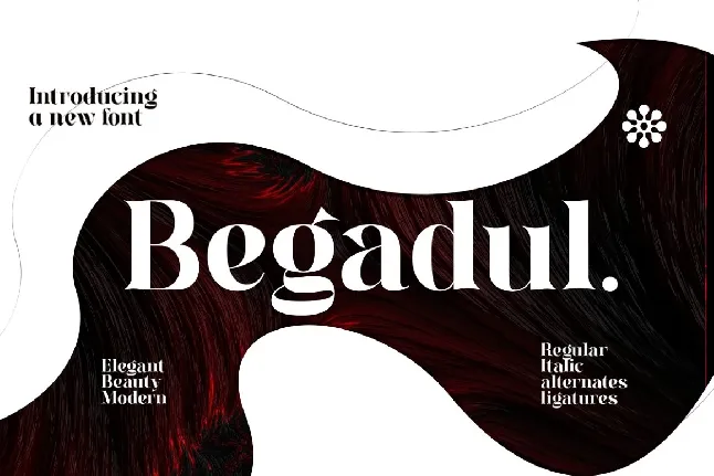 Begadul font