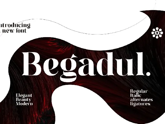 Begadul font