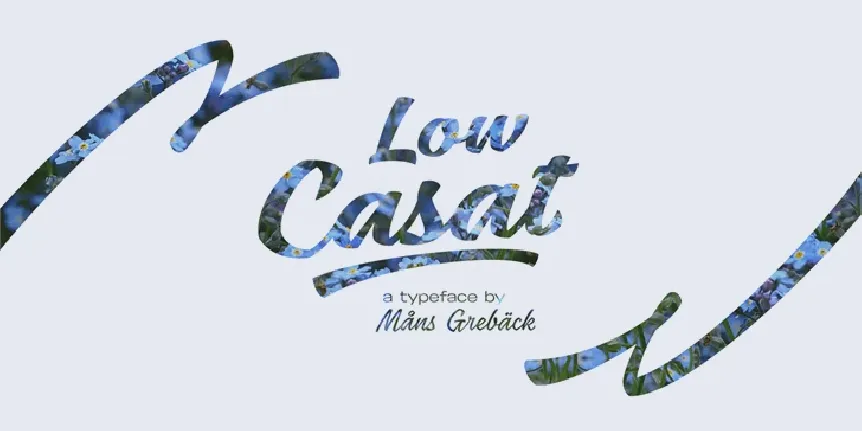 Low Casat Med Free font