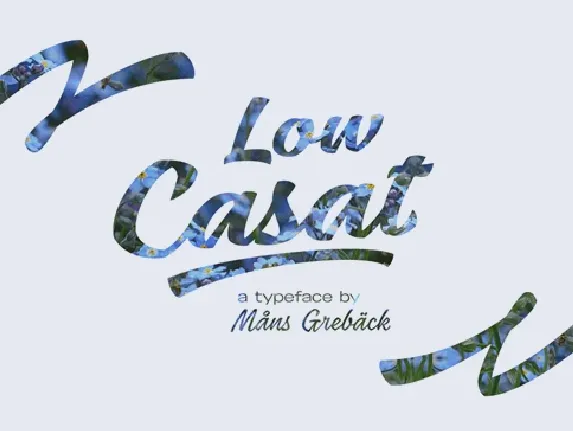 Low Casat Med Free font