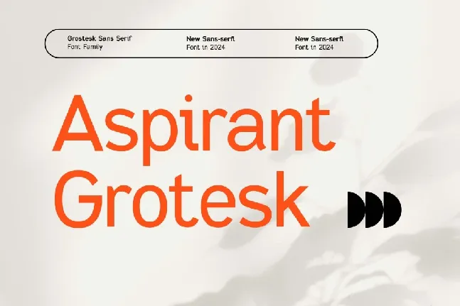 Aspirant Grotesk font