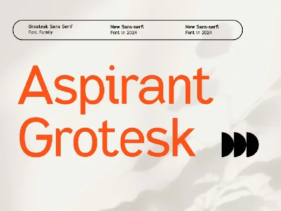 Aspirant Grotesk font