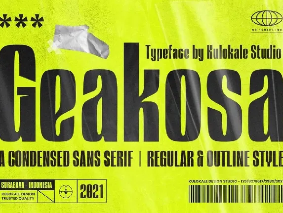 Geakosa font