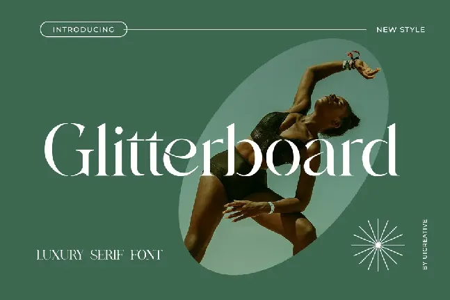 Glitterboard font