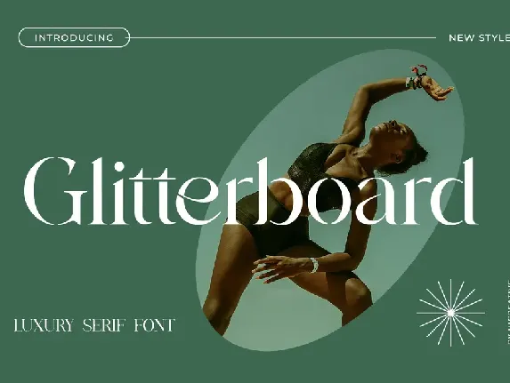 Glitterboard font