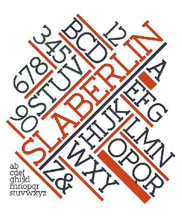 Slaberlin font