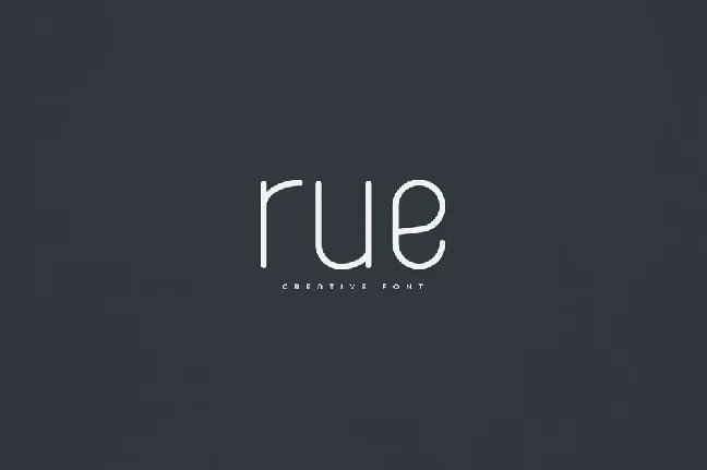 Rue font