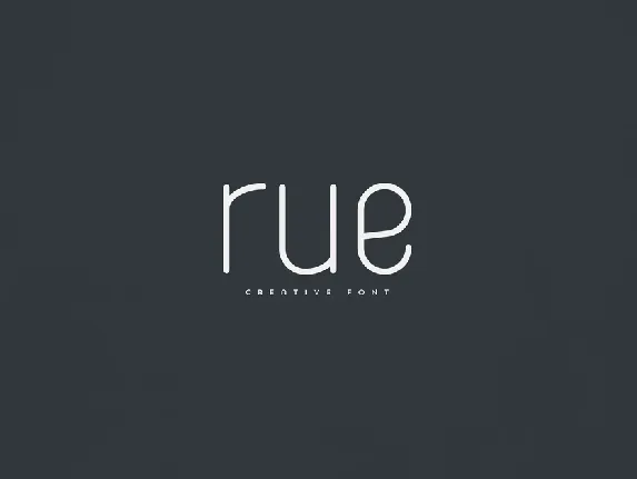 Rue font