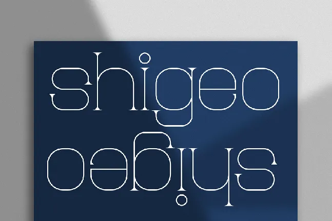 Shigeo font